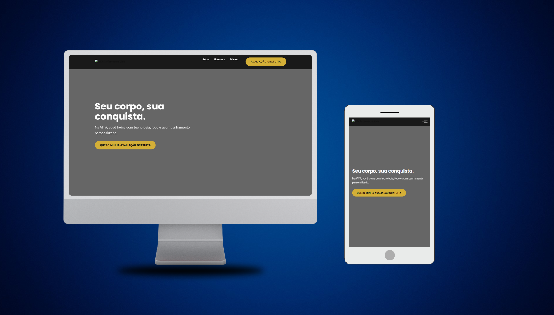 Landing Page para Academia